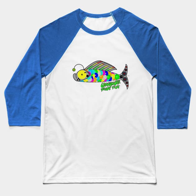 Grandmaster Fresh Fish Baseball T-Shirt by HYDA